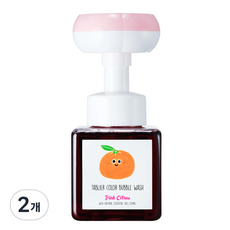Tablie 嬰兒彩色泡泡洗粉紅色, 250ml, 2個