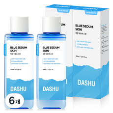 DASHU 男士藍色水潤草本爽膚水, 6個, 150ml