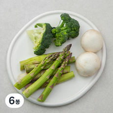 스테이크용 양송이&채소 2종, 180g, 6봉