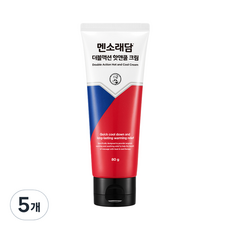 멘소래담 더블액션 핫앤쿨 크림, 80g, 5개