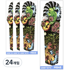 PartyBok.com 長版大型紋身貼紙, MB48, 24個