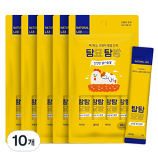네츄럴랩 탐묘탐방 짜먹는 고양이 간식 12g x 4p, 신선한 닭가슴살, 48g, 10개