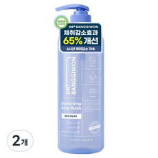 닥터방기원 리프레시 체취감소 바디워시, 2개, 1L