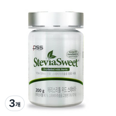 SteviaSweet Pearlsees赤藻糖醇與甜菊糖甜容器型, 3個, 200g
