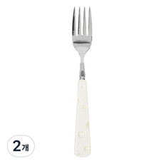 인블룸 치즈 커트러리 포크, 화이트 까망베르, 2개