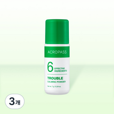아크로패스 트러블 카밍 파우더, 7g, 3개