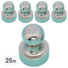 공감 story 자석후크 12mm, 실버, 25개