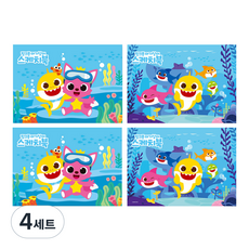 몽땅 핑크퐁 뜯어쓰는 스케치북 4권, 345 x 248 mm, 40매, 4세트