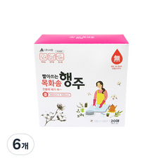 中號棉布洗滌, 20入, 6個