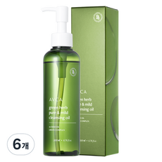 AVCA 綠色草本 純淨溫和去黑頭低刺激潔顏油, 6個, 200ml