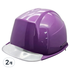 DONGMYUNG 建築工地 施工現場 頭部保護 安全帽 新盔型 ABE等級 紫色 DMS-M-3001, 2個