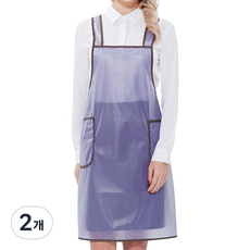 Yekyeong 單面網眼防水圍裙 H型 半透明 中, 2個, 紫色(PO-3011)