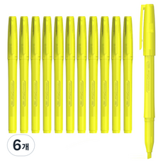 PENMAX Officer 螢光筆 515 12入, 6個, 亮黃色