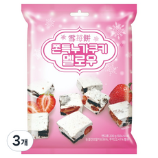 쫀득 누가 쿠키멜로우, 200g, 3개