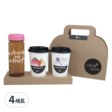 1AM 쥬뗌므 블랜딩 프리미엄 차세트, 분홍뚜껑 보틀 + 스티커 Heart to H + 루비 캐모마일 3p + 얼그레이 블라썸 3p + 크라프트 아름다운 당신께, 4세트