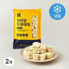 쉐프엠 생선살 두부어묵 옥수수 (냉동), 1kg, 2개