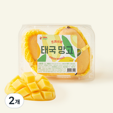 프레시몬 태국산 망고 2입, 2개, 500g