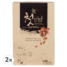 HAPPY HONGSAM 初次相遇 紅參即溶咖啡, 2個, 100入