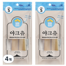 멍멍펀치 강아지 야크츄 져키 S, 치즈, 70g, 4개