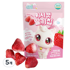 리더스인팜 위시캣 딸기칩, 5개, 12g