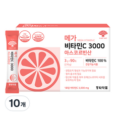 동화약품 메가 비타민C 3000 아스코르빈산, 270g, 10개
