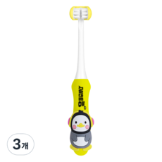 Energy OPTIMUS Baby Pengsoo 3D 兒童牙刷, 3個, 1入