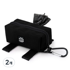 멍템 반려견 옥스포드 풉백 배변봉투, 블랙, 1개입, 2개