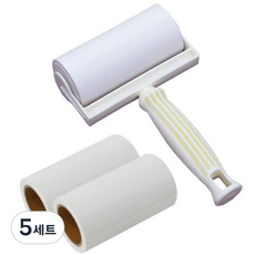 便攜式 T 型膠帶清潔手柄 + 2 個補充裝, 5組