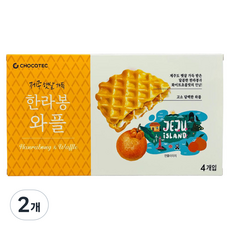 초코텍 제주햇살가득 한라봉 와플, 48g, 2개