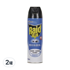 Raid 雷達 雙效殺蟲劑, 500ml, 2瓶
