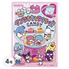 SENJAKU 扇雀飴 三麗鷗角色 糖果 + 貼紙 隨機出貨, 4個, 50g