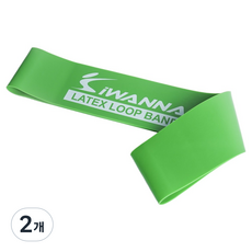 아이워너 라텍스 루프 밴드, 그린, 2개