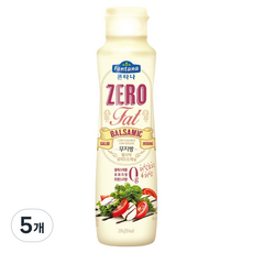 폰타나 무지방 발사믹 저당 저칼로리 드레싱, 230g, 5개