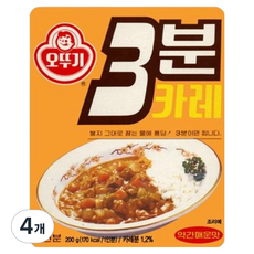 OTTOGI 不倒翁 3分鐘即食懷舊炸醬調理包 微辣, 200g, 4個