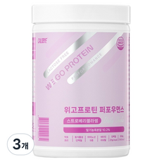 칼로바이 단백질쉐이크 퍼포우먼스 락토프리 스트로베리블라썸, 504g, 3개