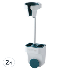 핸즈프리 무타공 드라이기 샤워기 홀대 거치대, 블루, 2개