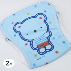 babybear 小熊尿布兜, 藍色, 2件