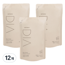 마더케이 유아용 디아 젖병세정제 리필형, 400ml, 12개