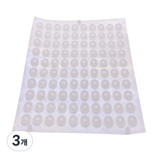 3M Bumpon防滑貼紙 A0025 100入, 3個, 半透明