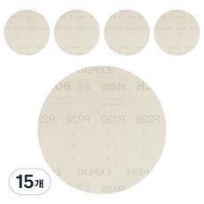 보쉬 EXPERT M480 원형150mm 6 망사 사포 P220 2608900694, 15개