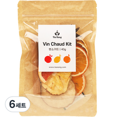 Tea Rang 製作熱紅酒材料組, 40g, 6套