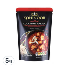 코이누르 뭄바이 칠리 즉석커리, 375g, 5개