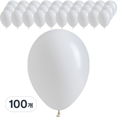 Sempertex 標準氣球 30cm, 白色, 100個