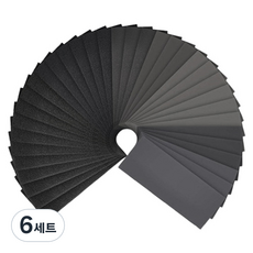 O-ON 大容量裁切紙砂紙 400~3000號 9種 x 4張套組, 6套