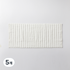 라피니라 모던하우스 자카드 세면 타월 230g 면사 40 x 90 cm, 5개, 아이보리