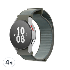 iamdue Galaxy Watch 相容 運動型環狀曲面錶帶 20mm, 石綠色