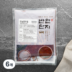 반찬단지 마늘쫑무침, 1kg, 6개
