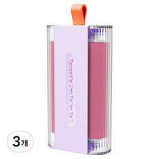 몰투데이 휴대용 먼지 제거 롤러 클리너 퍼플 판지, 3개