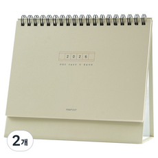 PINKFOOT 2026 感性稿紙桌曆, 混合顏色, 2個