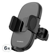 Choetech 出風口式車用支架, 6個, 黑色
